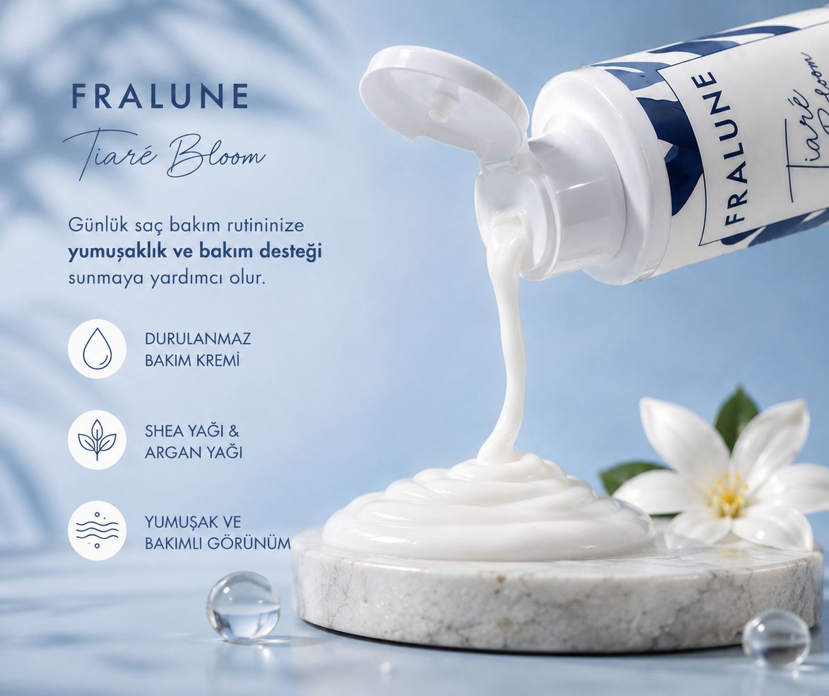 Fralune Saç Bakım Kremi | Yumuşaklık, Parlaklık ve Kolay Tarama İçin Saç Bakımı